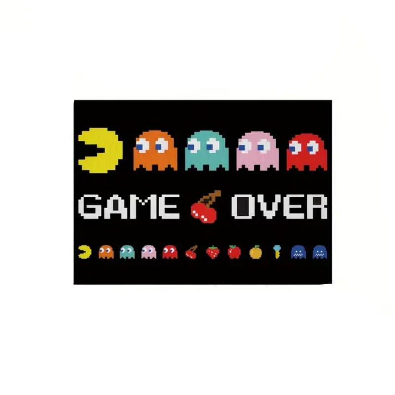 Game Room Game Over Wall Art Poster (40x1x60cm) - 1 Piece - ملصق